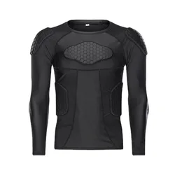 Ski Ice Hockey Shoulder Long-Sleeved Football Goalkeeper Chest Protector Waist Elbow Protector Shoulder Anti-Collision Protectiv