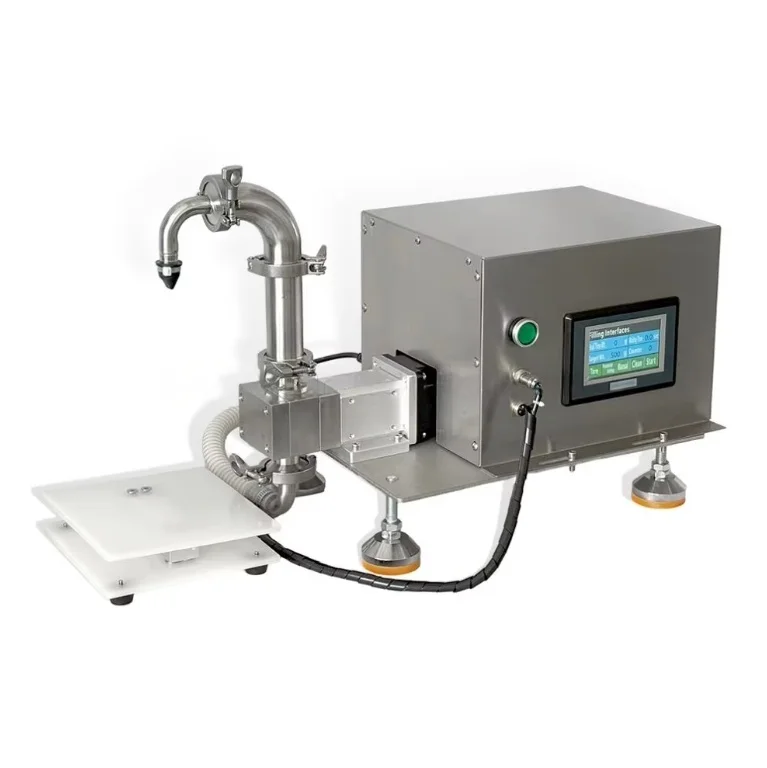 Semi Auto Desktop Digital Control Weighing Magnetic Pump Filling Machine Corrosion Resistant for Shower Gel Detergent and Cream