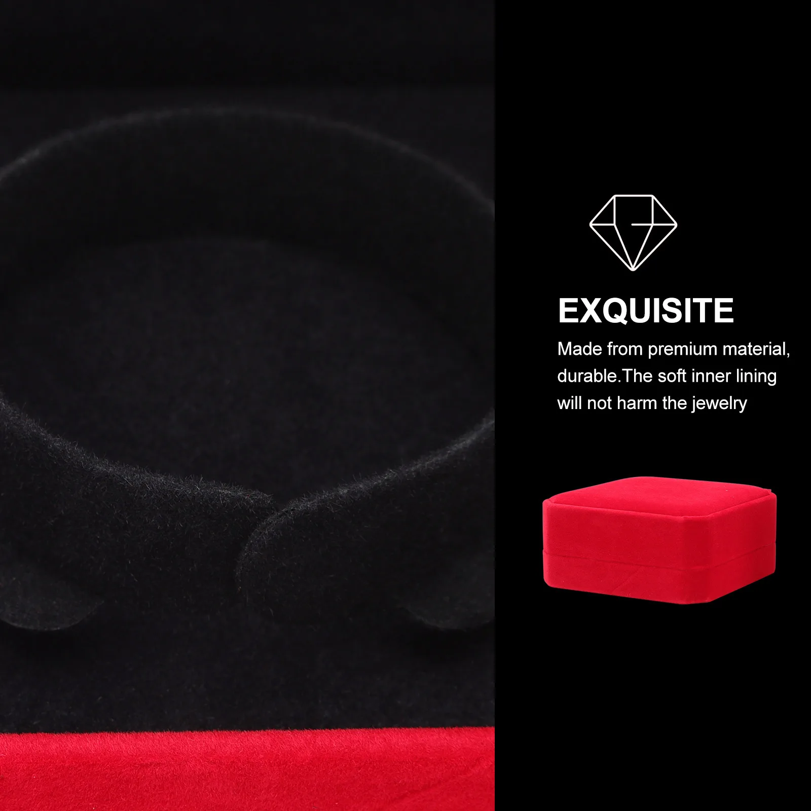 

2pcs Jewelry Storage Case For Bracelet Jewelry Storage Box Necklace Ring Organizer Display Container Gift Box Wedding