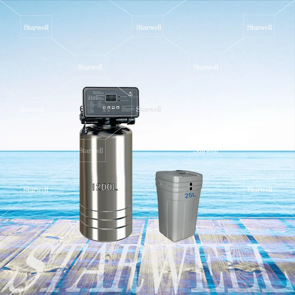 

Электрический умягчитель-очиститель воды Starwell S-softener1200L из нержавеющей стали 304, коммерческий и бытовой, производительность 1200 л/ч