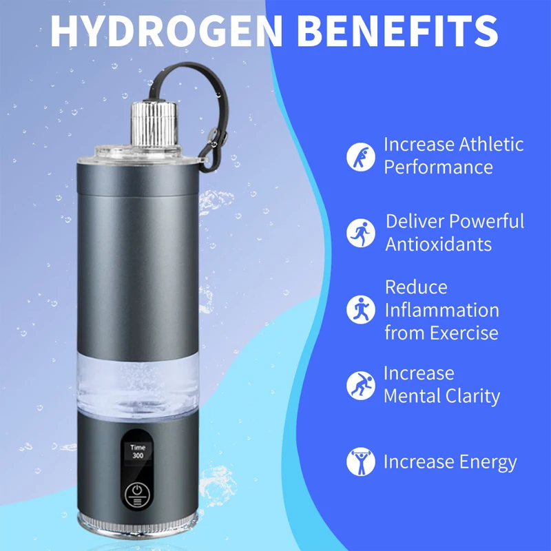 سعر المصنع زجاجة ماء الهيدروجين المحمولة H2 كوب ماء غني SPE PEM آلة ماء الهيدروجين زجاجة مولد المؤين #1