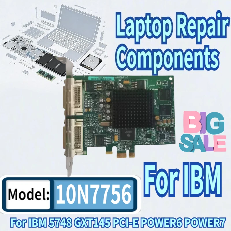 

99% новое состояние. Видеокарта IBM 5748 GXT145 PCI-E POWER7 POWER6 10N7756