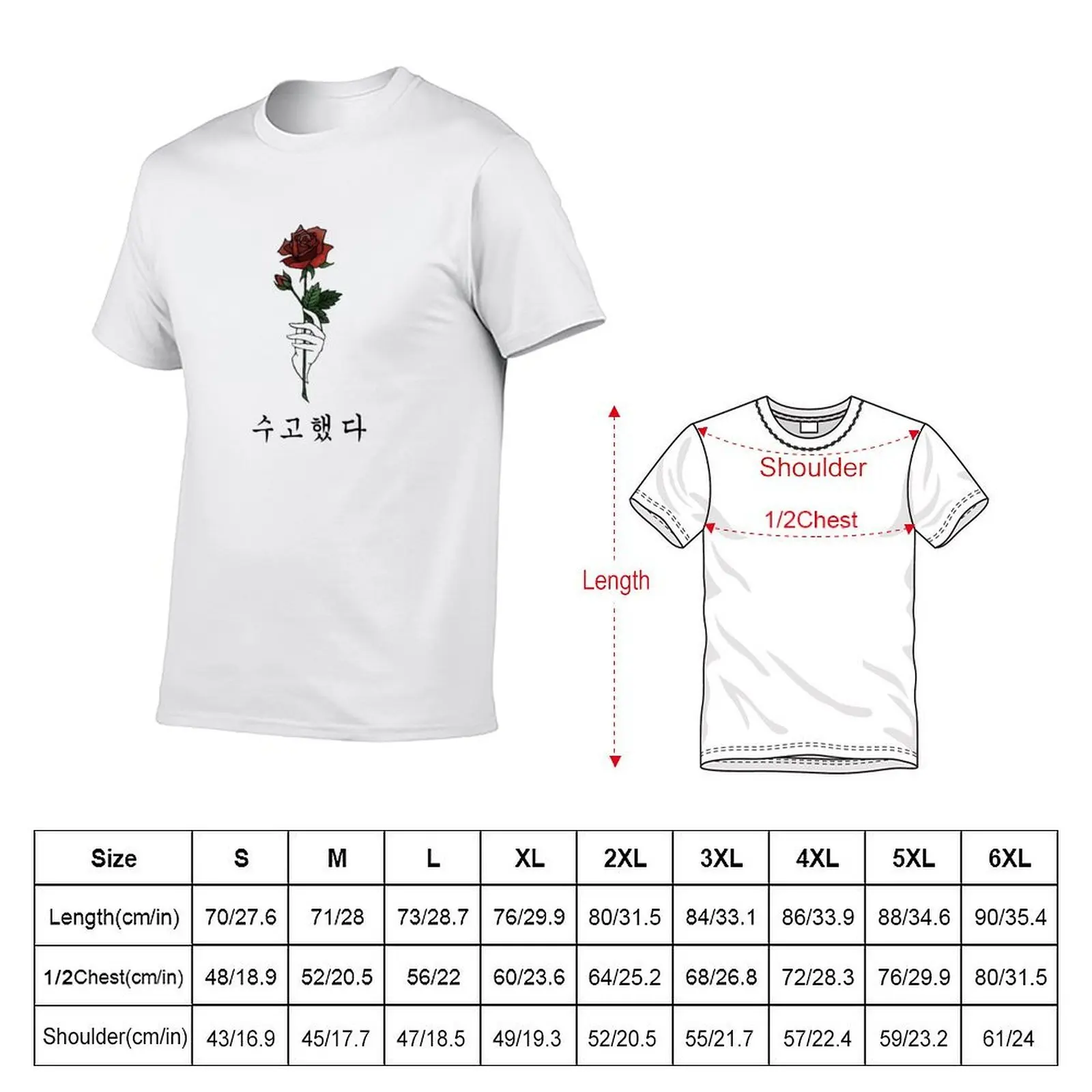 ???? You've done Well #RosesForJonghyun T-Shirt graphic t shirts for man t shirt men 100% cotton luxury brand T-Shirt