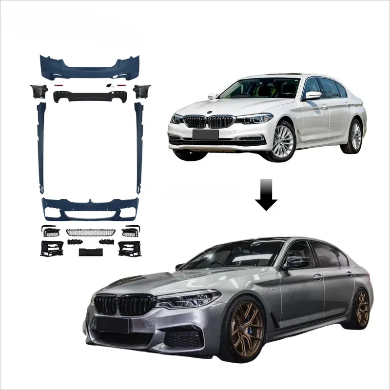 

100% Fitment for 5series G30 Pre Bodykit 2018-2020 Upgrade to G30 M-tech Sport MT Facelift Car Bumper Side Skirts
