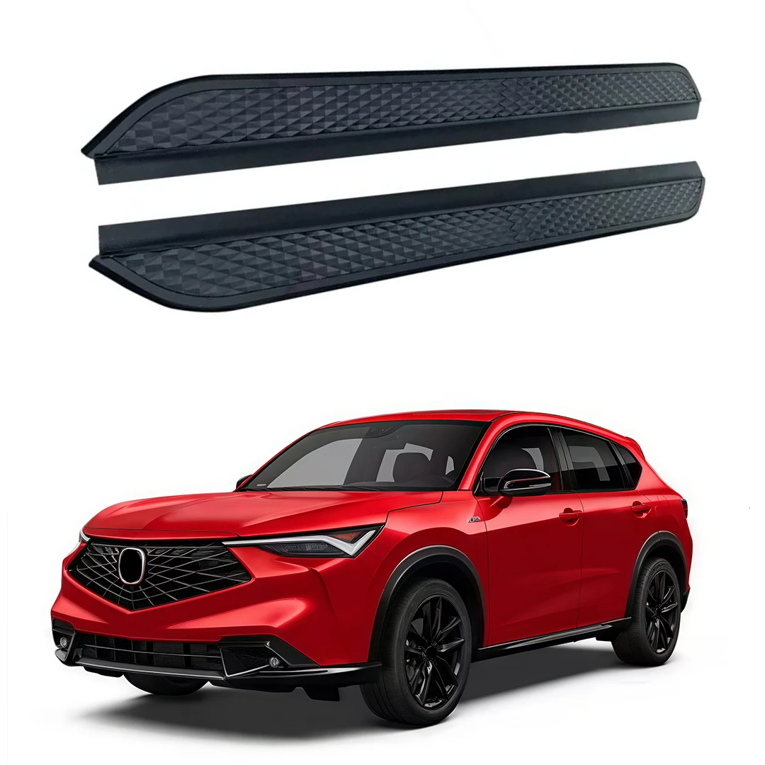 

2Pcs Aluminium Running Boards Fits for 2025+ Acura ADX A-Spec Side Step Pedal Fixed Foot Step Pedal Rail Board Stair