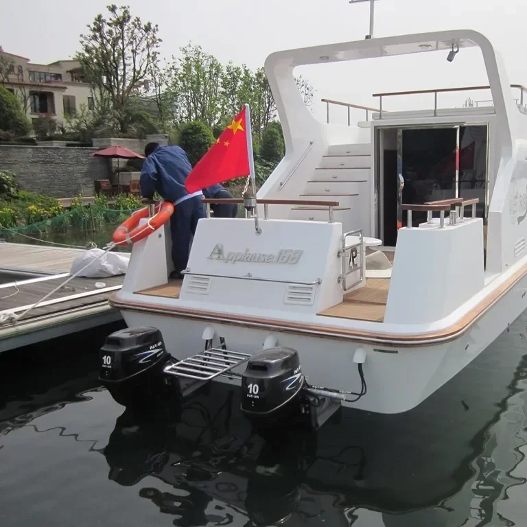 5HP 48V Electric Outboard Motor Remote Control Long Shaft Asynchronous Motor Water-cooled Motor for Sports & Entertainment
