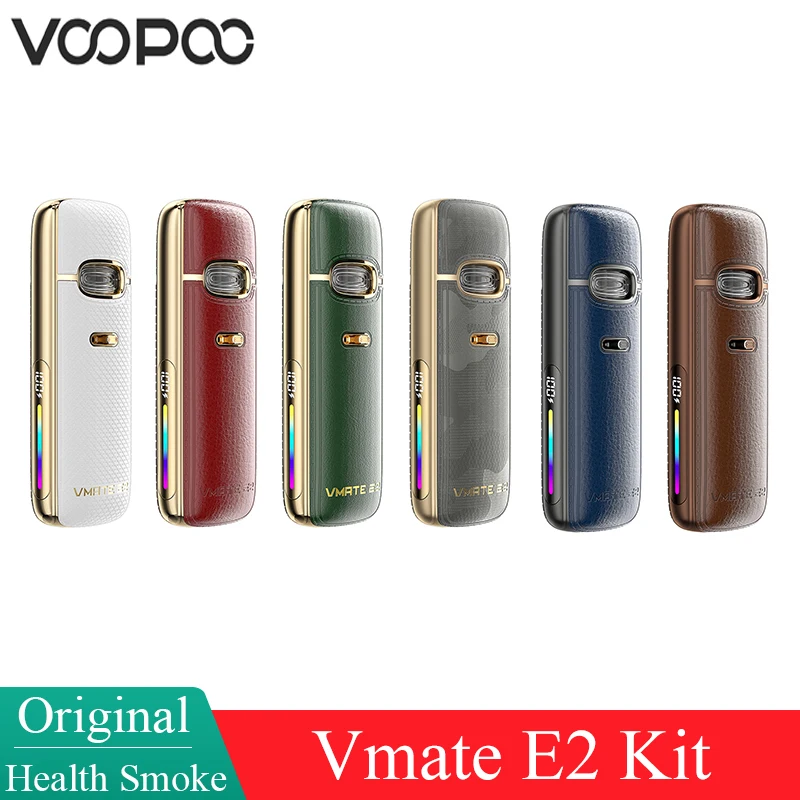 Original VOOPOO Vmate E2 Kit 1500mAh Battery & 3ml Vmate Top Fill Cartridge 0.4 / 0.7ohm  Electronic Cigarette MTL RDL Vaporizer