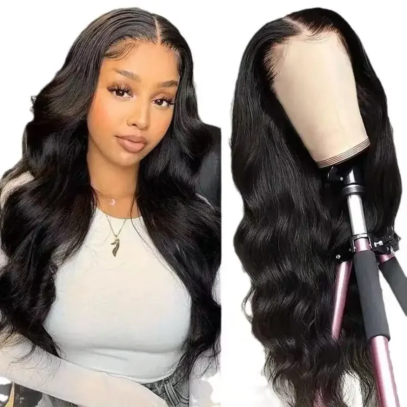 2026 New Highlight human hair wig, piano color, lace front wig, Brazilian wig, women's  blonde hair, lace wig, honey body wave image 5