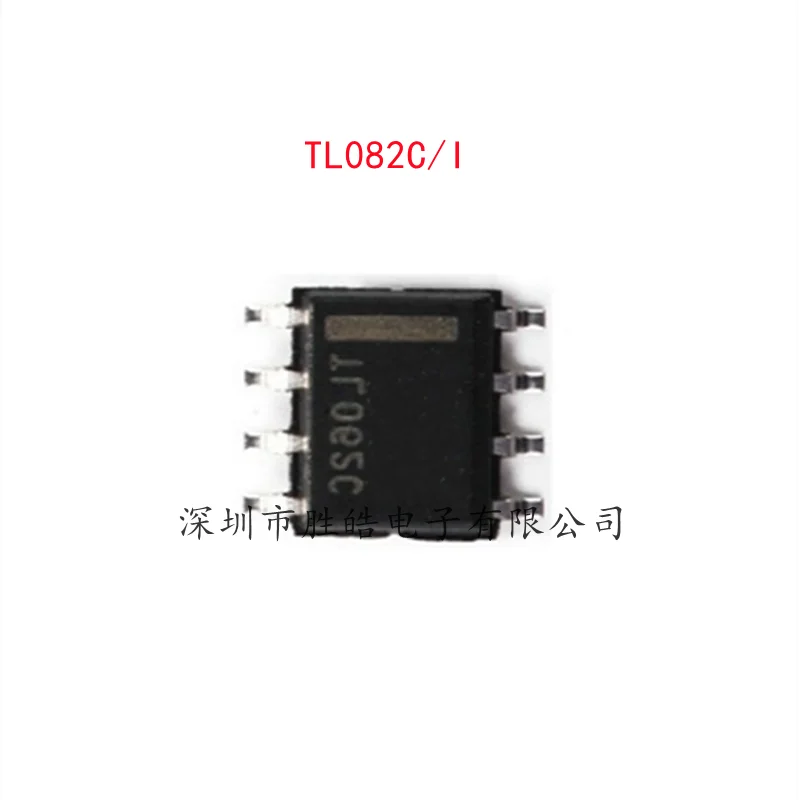 (10PCS)  NEW  TL082C/I  TL082CDR  TL082I  TL082IDR  SOP-8  SMD  TL082C  Integrated Circuit