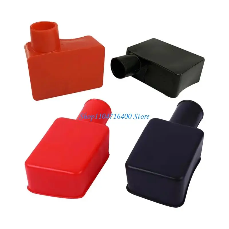 y1gd Weather Resistant PVC Battery Post Insulating Sleeves Anti Dust Protectors Easy Installation for Automotive Motorcycle