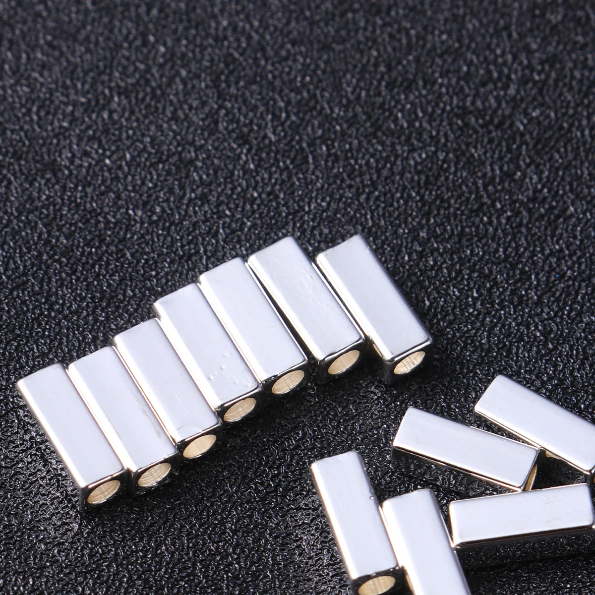 

50pcs Copper Tube Spacers for Jewelry Making Durable Lightweight DIY Earrings Necklaces Bracelets Beads Crafts Gifts