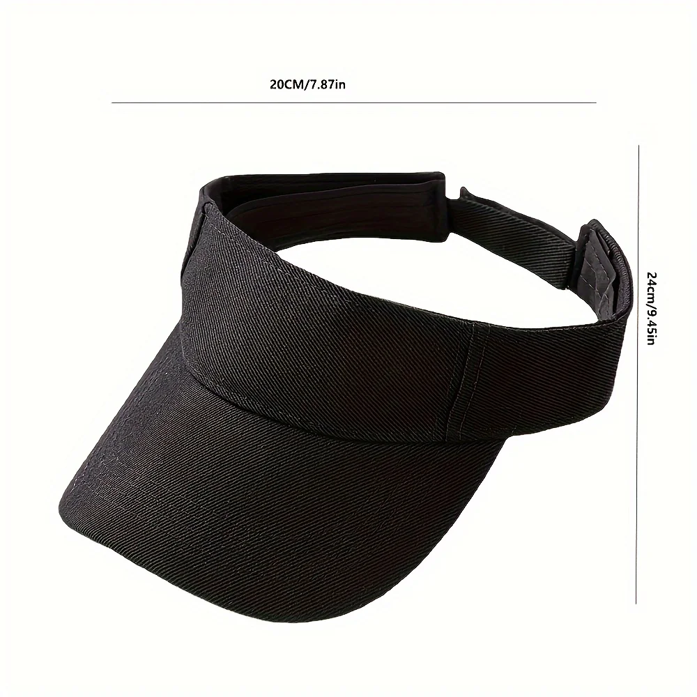 [Visor Esportivo Ajustável e Respirável] Boné Esportivo com Visor - Boné de Beisebol Respirável e Ajustável para Atividades ao Ar Livre