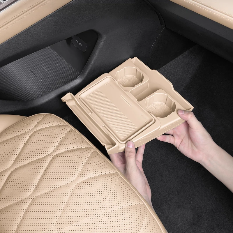 

Для Geely Monjaro Xingyue L 2025, нижний ящик для хранения центральной консоли, силиконовый органайзер с защитой от царапин, держатель для чашки, аксессуары