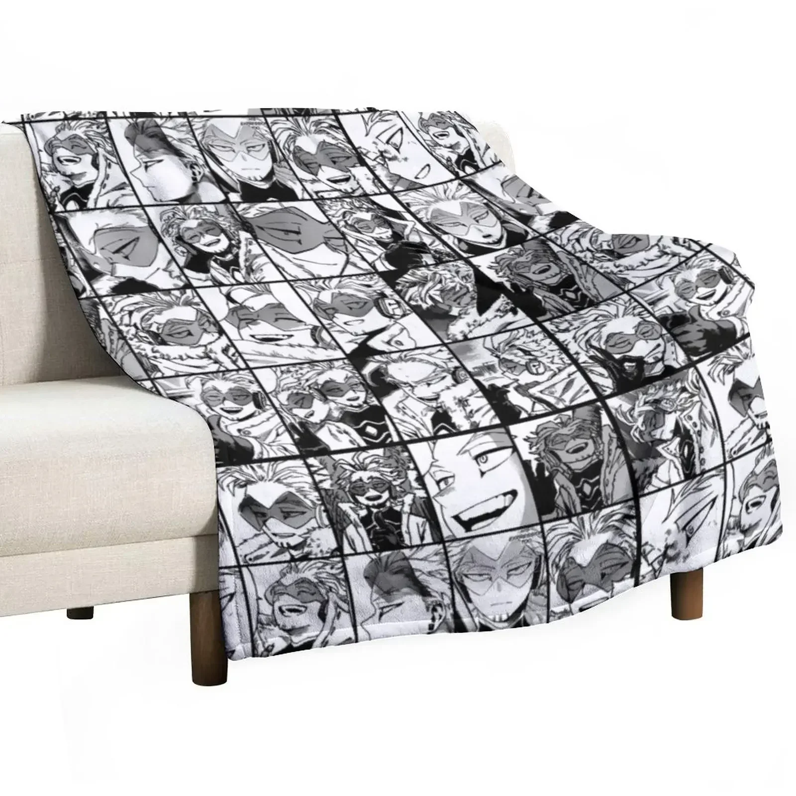 

Hawks- manga black and white version Throw Blanket Large Sofa heavy to sleep blankets ands Blankets