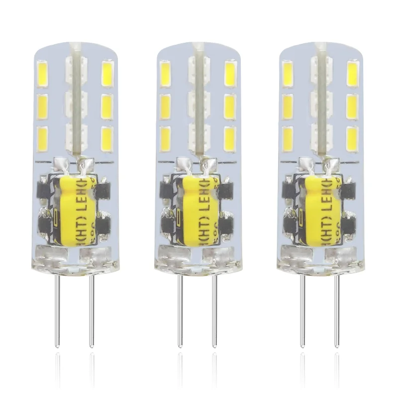 

Halogen Equivalent Lamp No Flicker Bulbs G4 Led Light Cheap Price Low Voltage Dc/ac12v 2w Silica Gel Led 1157 3w AC DC 12V 30000