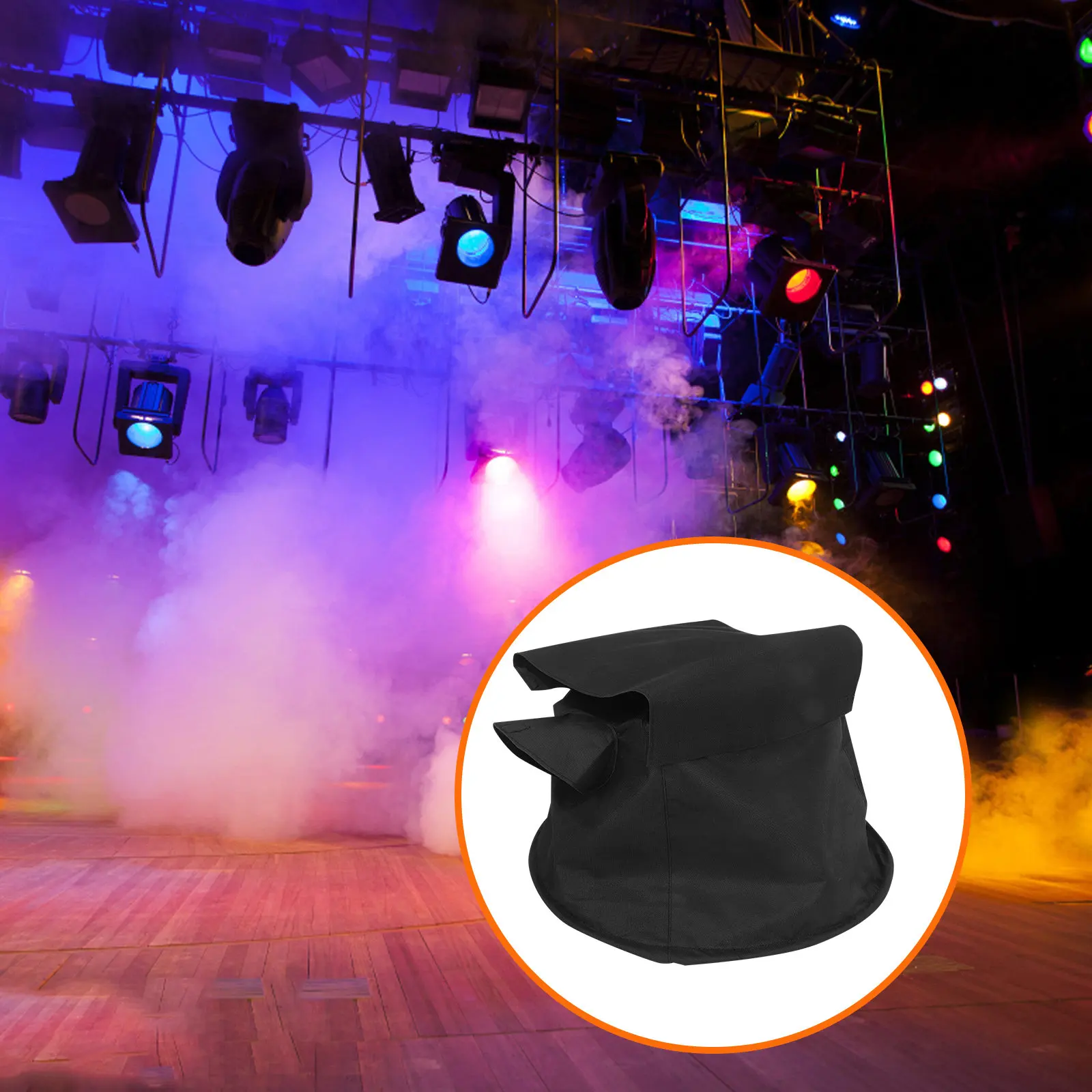 Waterproof LED Par Light Rain Cover for Outdoor Stage Lighting Protection Dustproof Lightweight Universal Fit for Par56 Par64