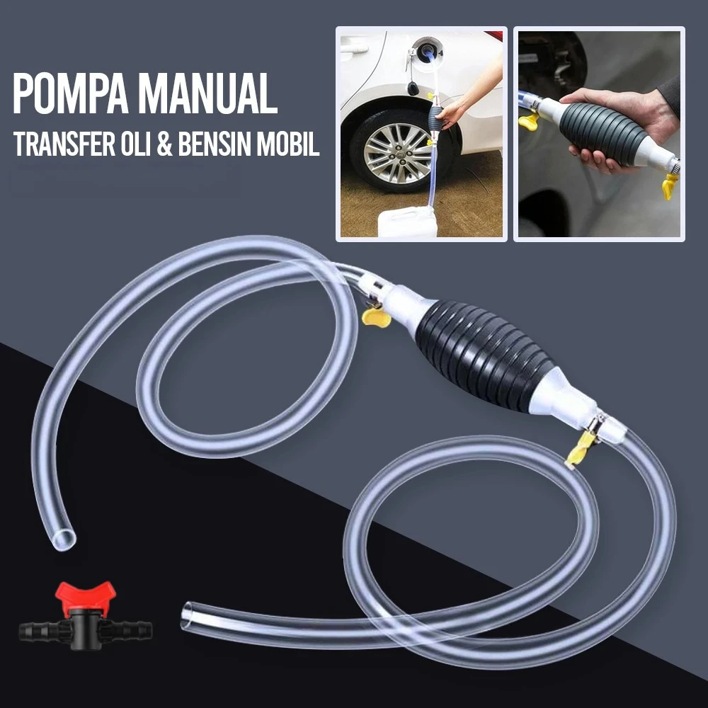 

Universal Car Fuel Pump 1/2/3m Hand Gas Oil Pump Manual Suction Pipe Pumping For Boat Liquid Petrol Pump Transfer Pump Kit