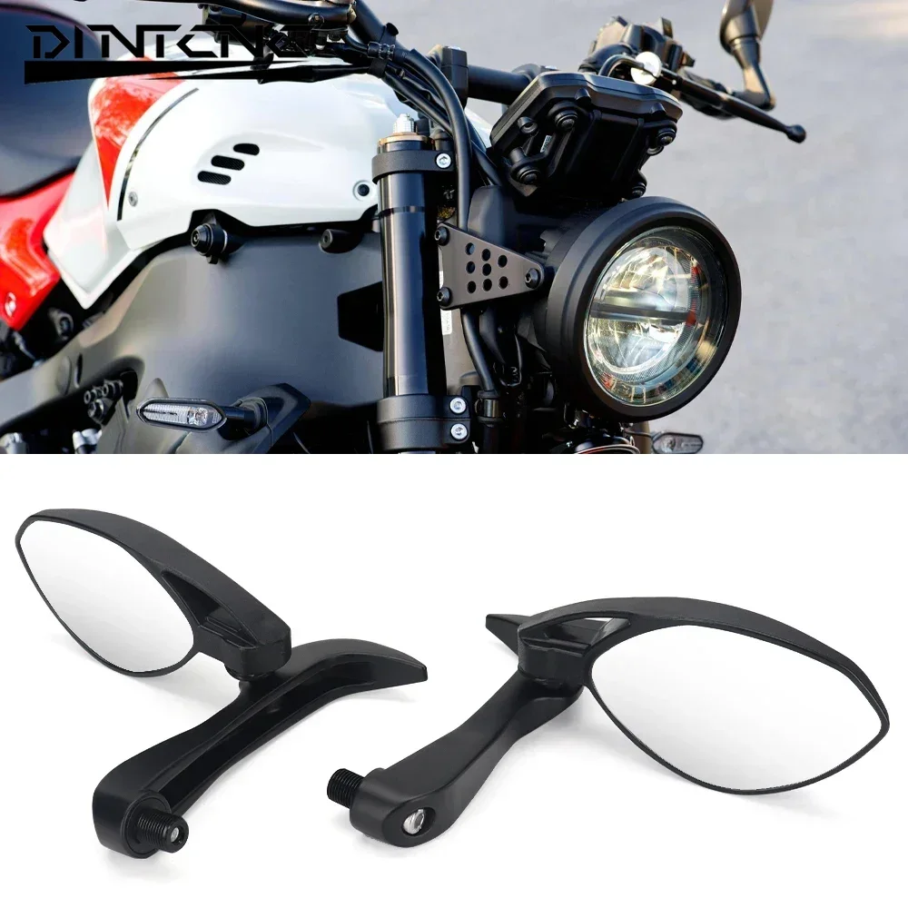 

For YAMAHA XSR900 2022-2024 Handlebar End Mirror Handle Lever Protection Bar Left Right Side Mirrors XSR 900 2023 Accessories