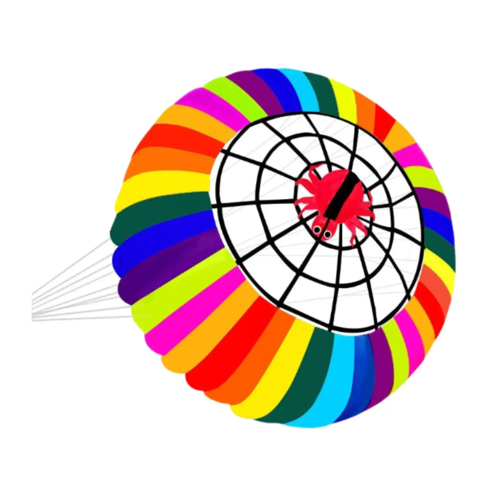Rainbow Ring Kite Kleurrijk instapniveau Gigantisch Geen skelet Diameter 98 inch