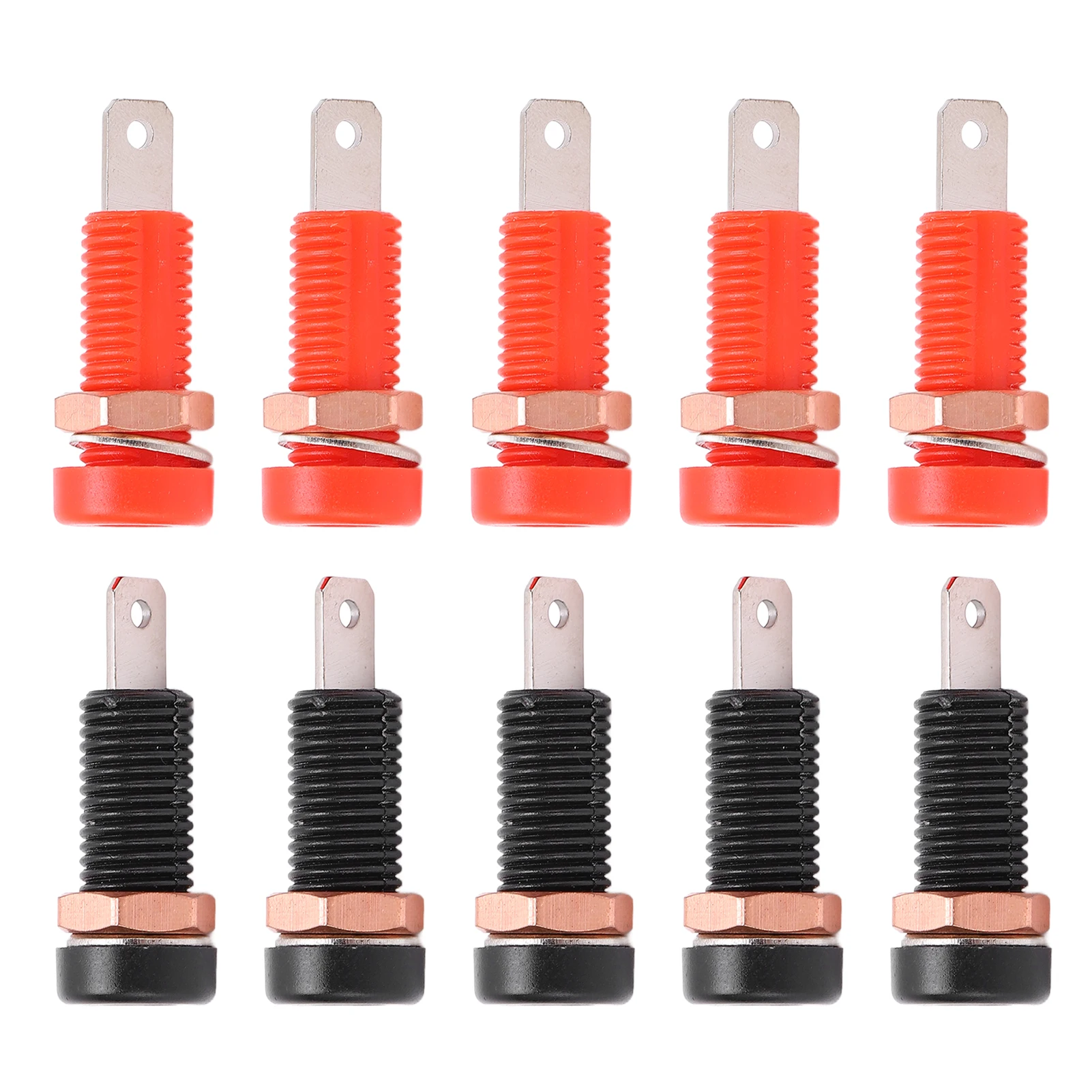 Banana Plugs Stable  Insulation Resistance Banana Plug Female 4mm/0.2in Hole for Electronic Equipment