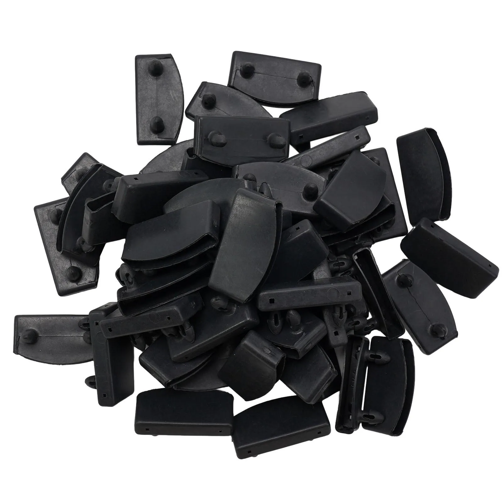 جديد 50 قطعة شرائح السرير البلاستيكية نهاية غطاء أصحاب أريكة سرير شرائح غطاء المركز استبدال 55 مللي متر عقد تأمين الأثاث #4