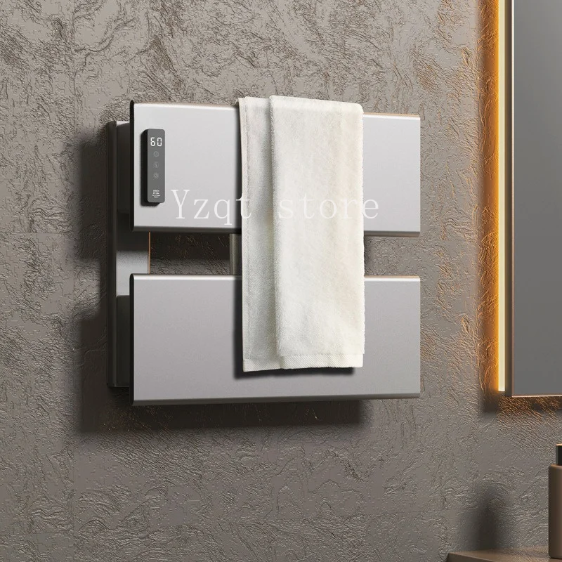 Large panel smart electric towel rack mobile phone wifi graffiti toilet bathroom disinfection drying towel rack
