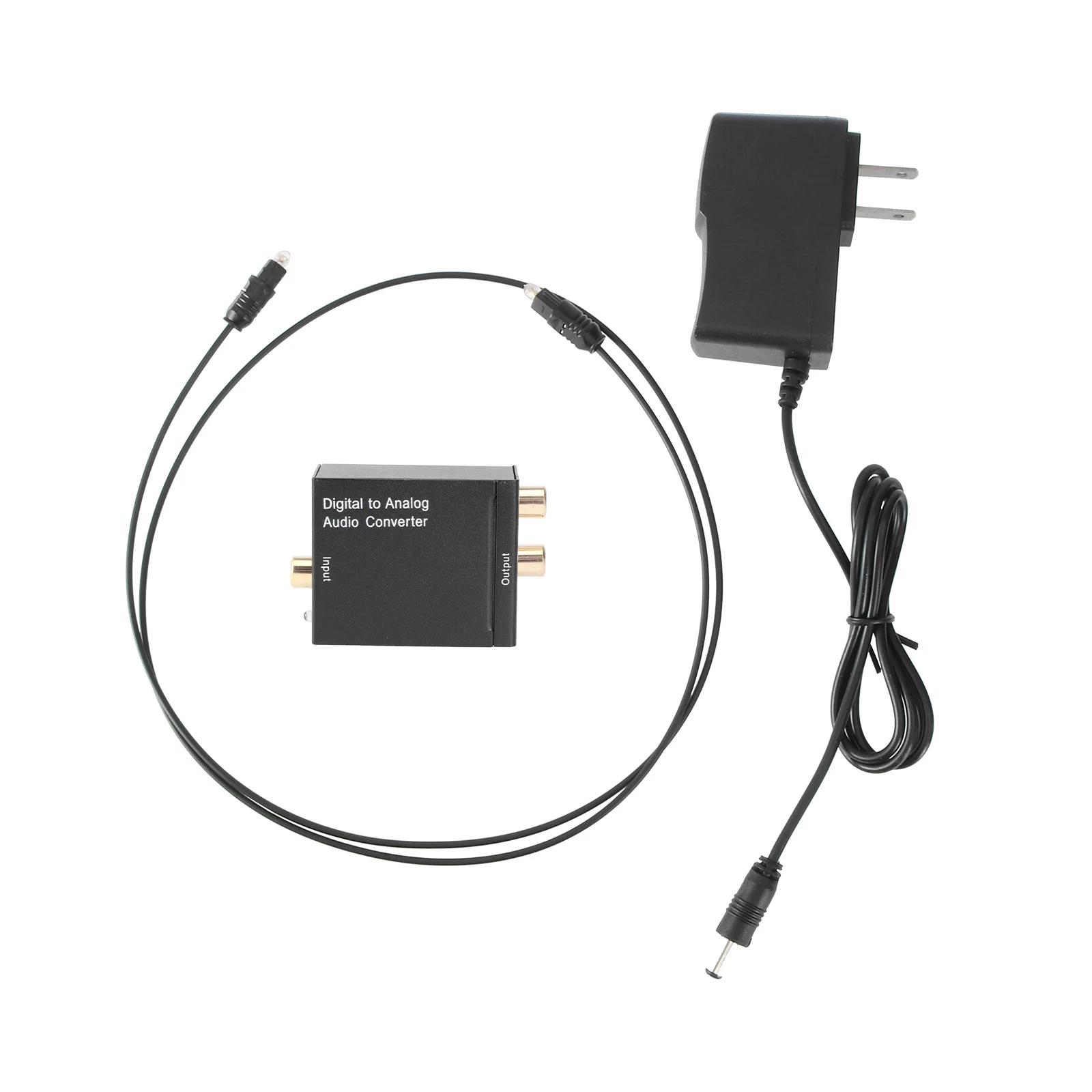 

Audio Converter Digital To Analog Optical Coaxial Spdif Adapter For Dvd Supports 96Khz 24-Bit