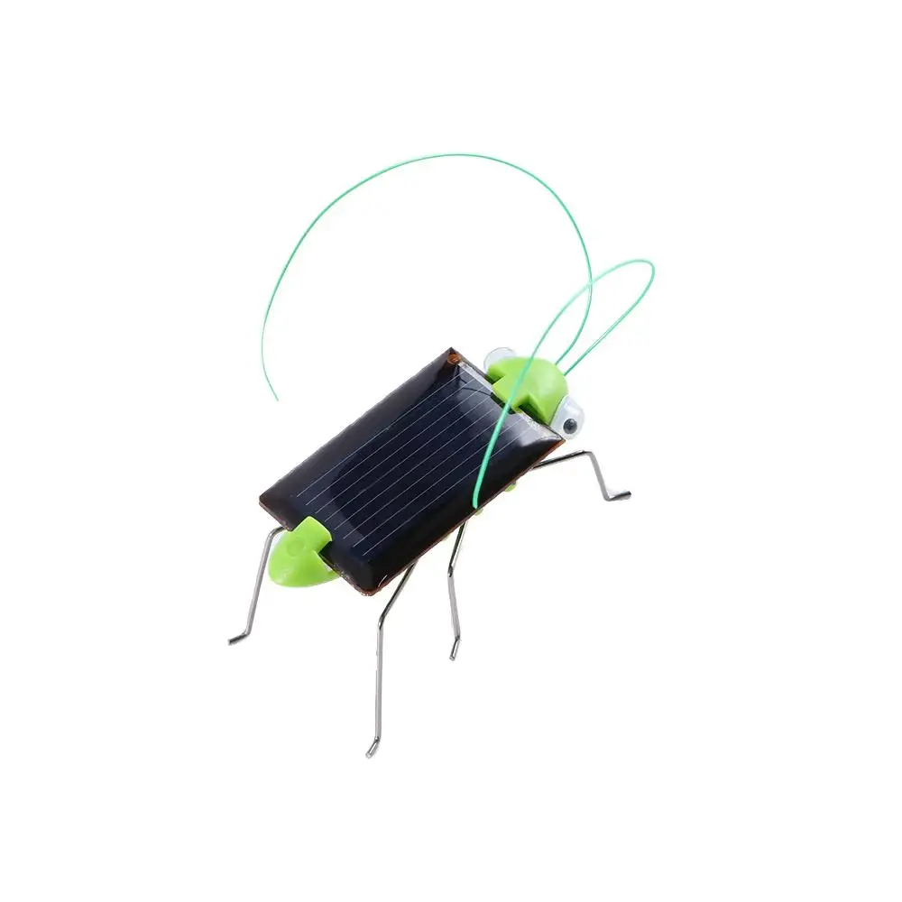 ความแปลกใหม่ MINI ของเล่นเด็กสําหรับเด็กพลังงานแสงอาทิตย์ Grasshopper พลังงานแสงอาทิตย์ Grasshopper พลังงานแสงอาทิตย์คริกเก็ตพลังงานแสงอาทิตย์แมลง