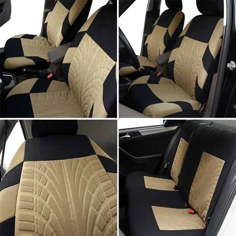 SET Interior Auto Protector Mat Tire Track Car Accessories Car Seat Protector Auto Back Cushion Car Seat Cushion Car Seat Cover