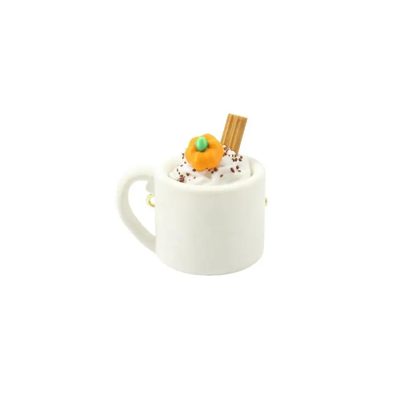 1 Stück Sundae Eisbecher-förmiger Schlüsselanhänger, 3D-gedruckter, niedlicher, simulierter Kaffeebecher, Stressabbau-Knopf, Fidget-Spielzeug – Detail 9