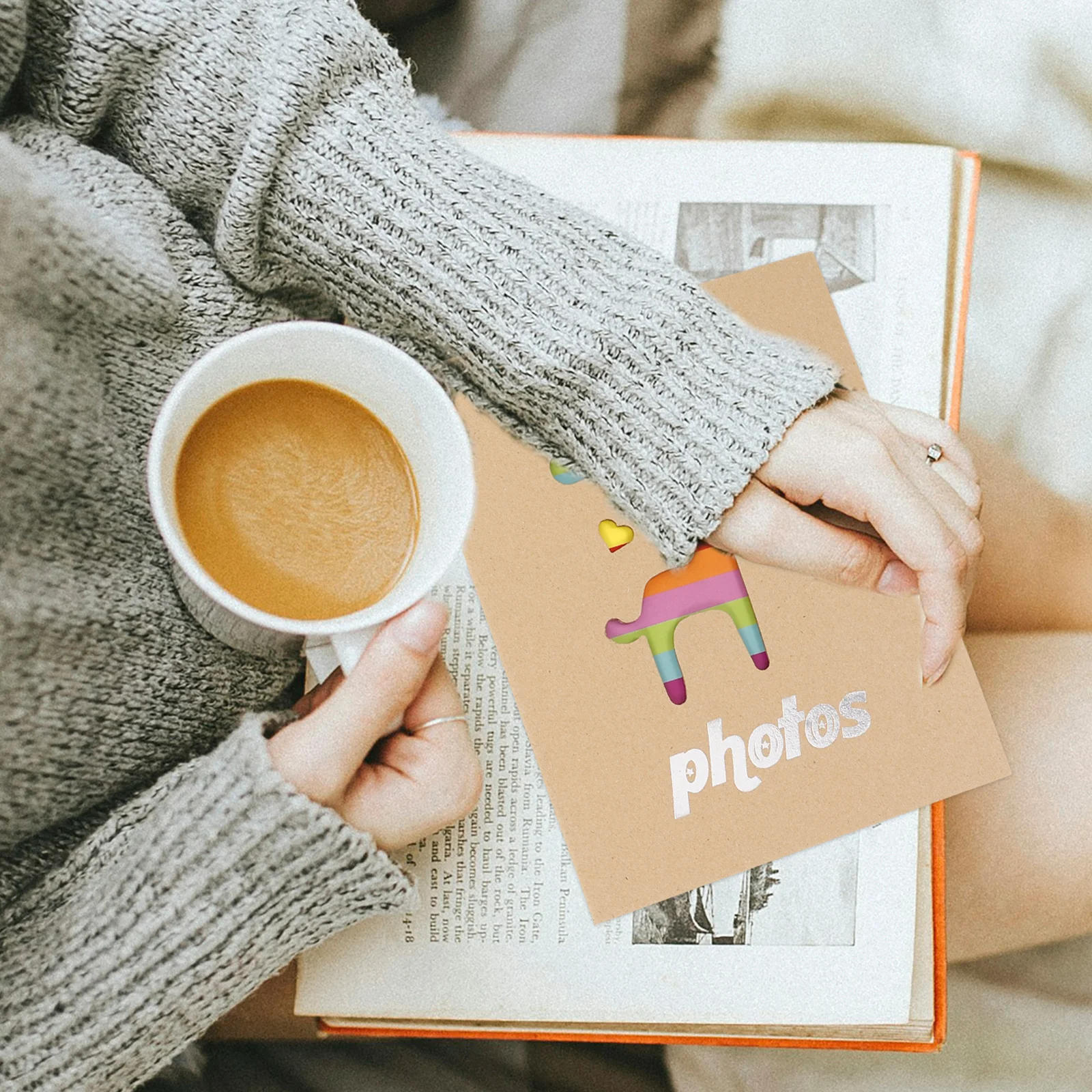 

2Pcs Baby Photo Albums 5 Inch Creative Adorable Appearance Keepsake for Family Photos Special Moments Baby Photo Album