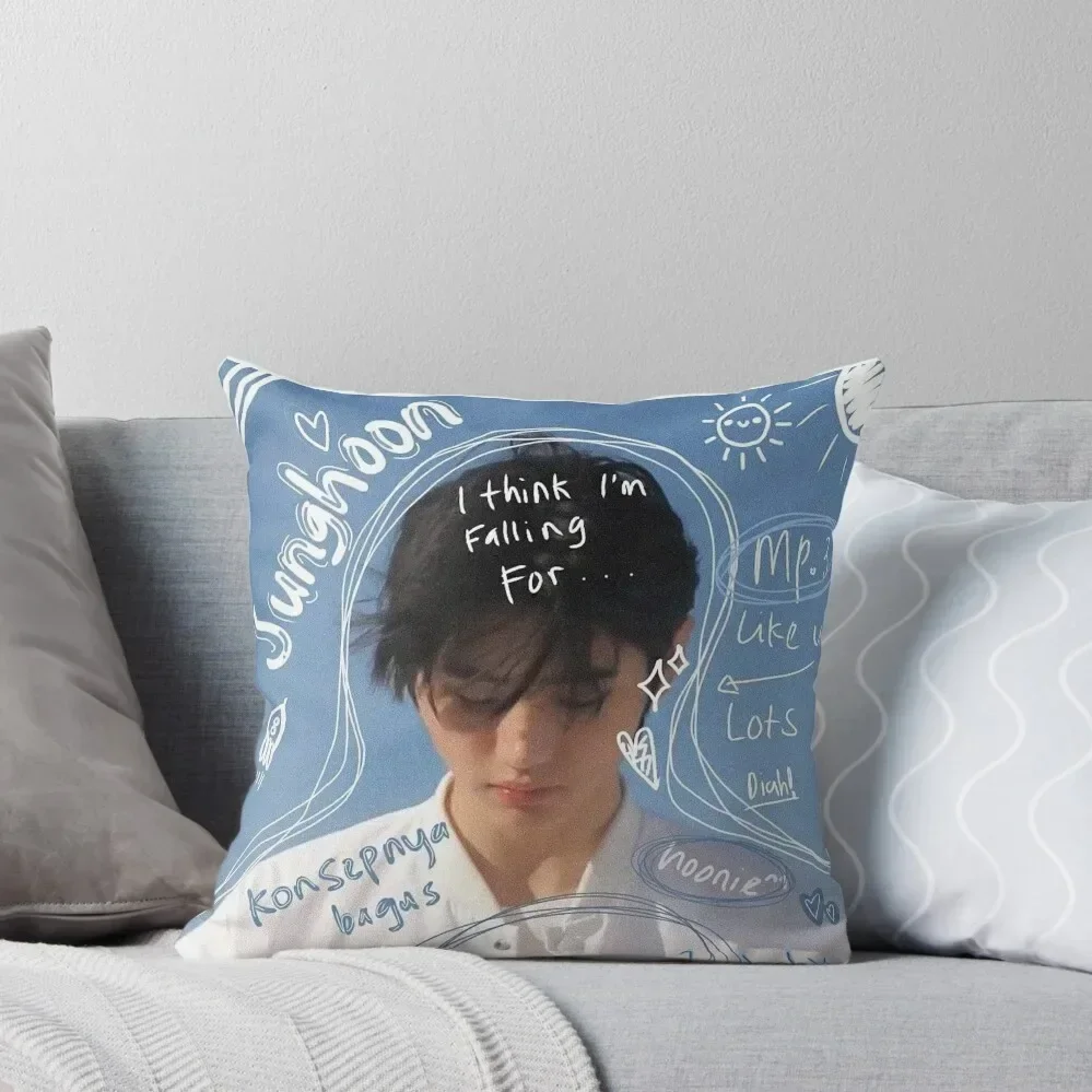 sunghoon Throw Pillow Room decorating items Christmas Pillow pillow