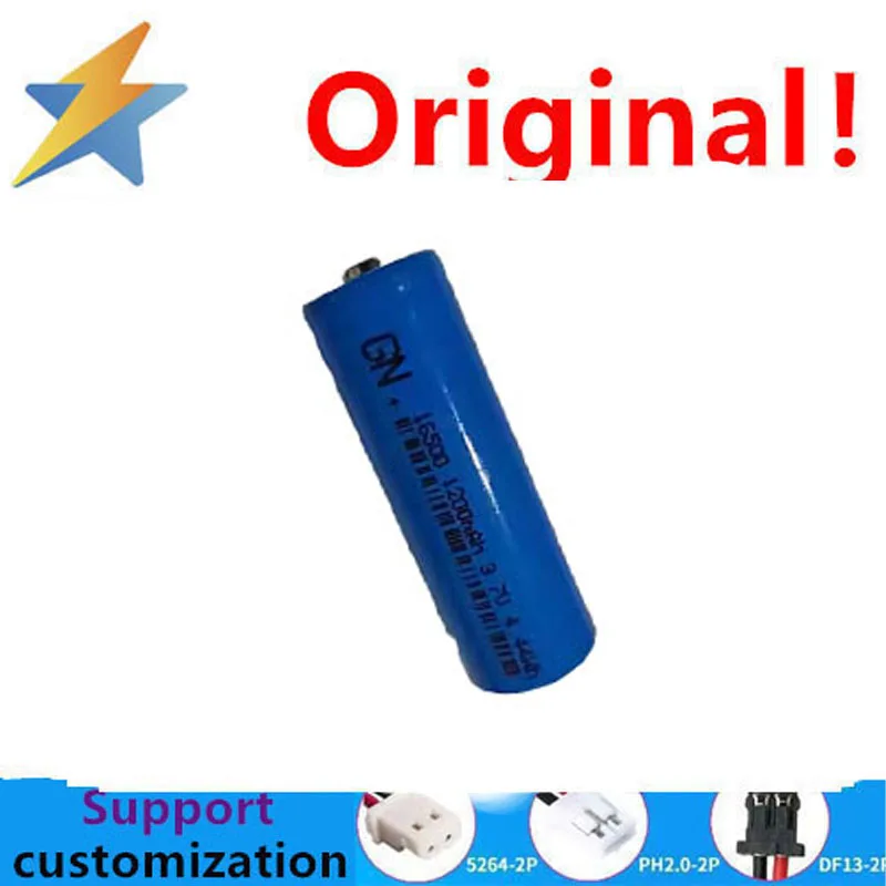 buy more will cheap 3.7V rechargeable battery original lithium battery ICR INR with pointed charging battery 16500 1200mAh