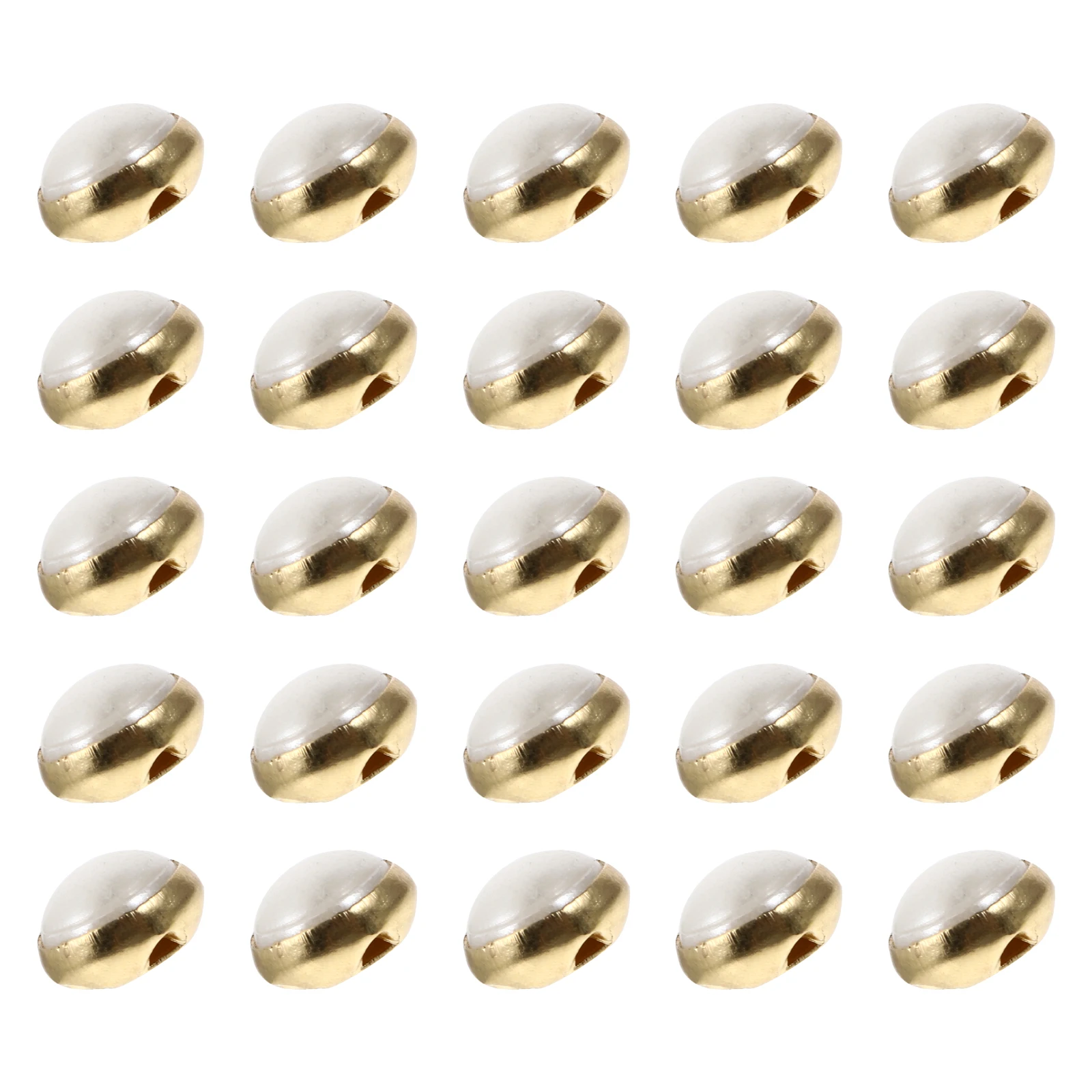 

100 Pcs Buttons High Diy Clothing Buttons Quality Metal Resin Durable Elegant DIY Clothing Accessories Mini Beads