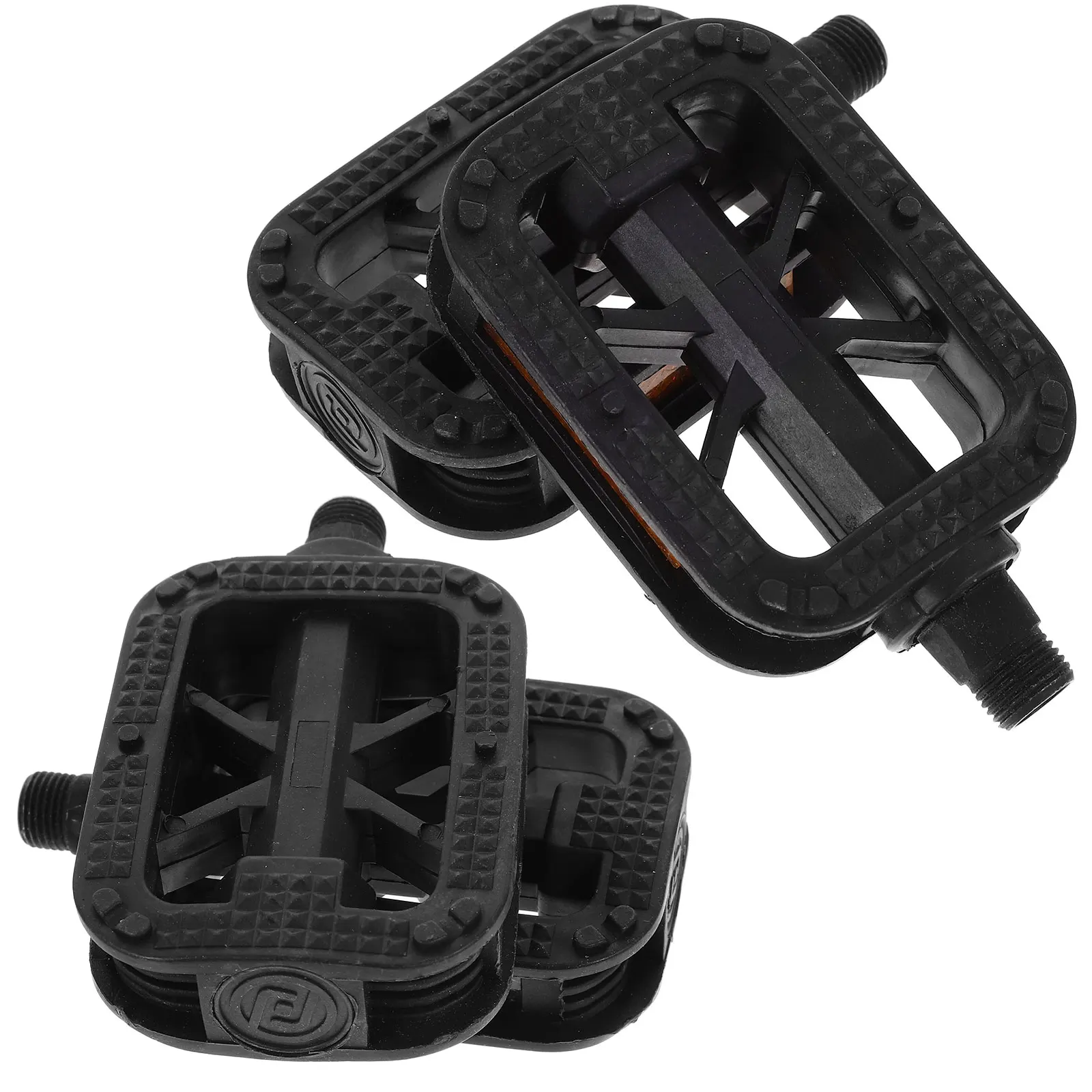 2Pairs Bike Pedal Replacement Kid Cycling Accessories Premium Plastic Anti Skid Ergonomic Design Safe Comfortable Ride