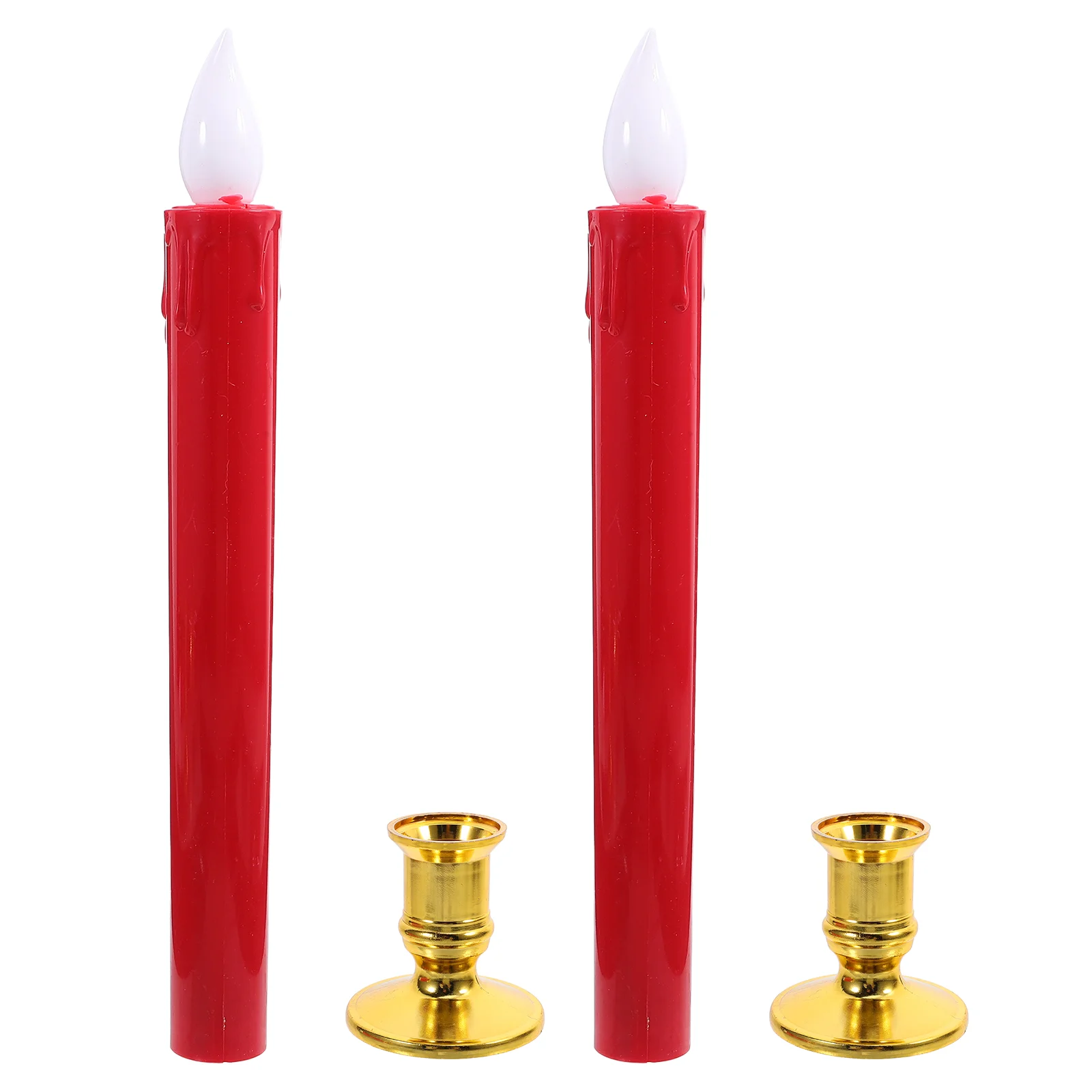 

Electronic Light Candles for Table Decor Led Decorative Lights Flameless Votive Candlelight Service Tapered