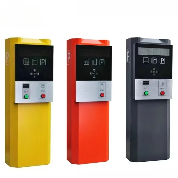 Boom Barrier Gate Car Charging System Auto Parking Lot Revenue System With QR Code Tickets