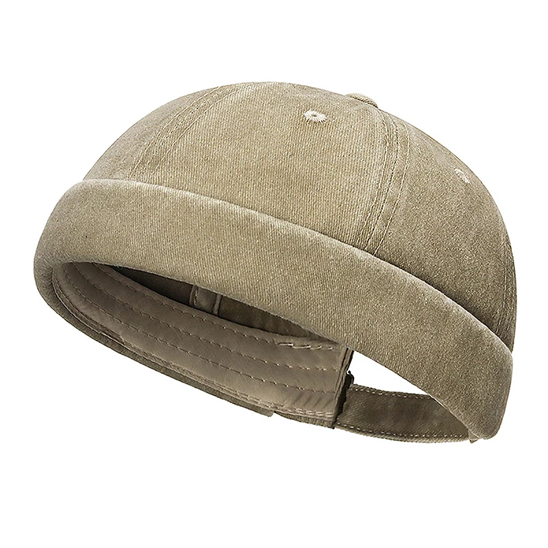 Modna czapka bez ronda kapelusz solidna czapka z daszkiem jednokolorowa czapka marynarska czapki typu beanie mężczyźni kobiety czapka typu Bucket