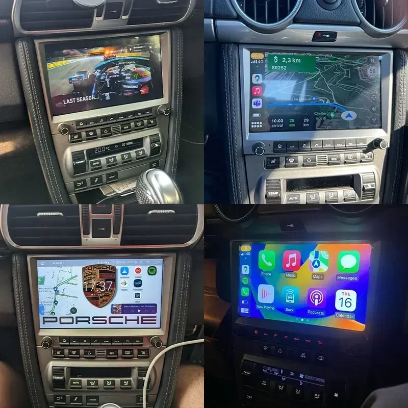 Wegonow Android 13 Car Radio for Porsche 911 997 Boxster Cayman 987 Multimedia Stereo GPS Auto Player Wireless Carplay Navigatio