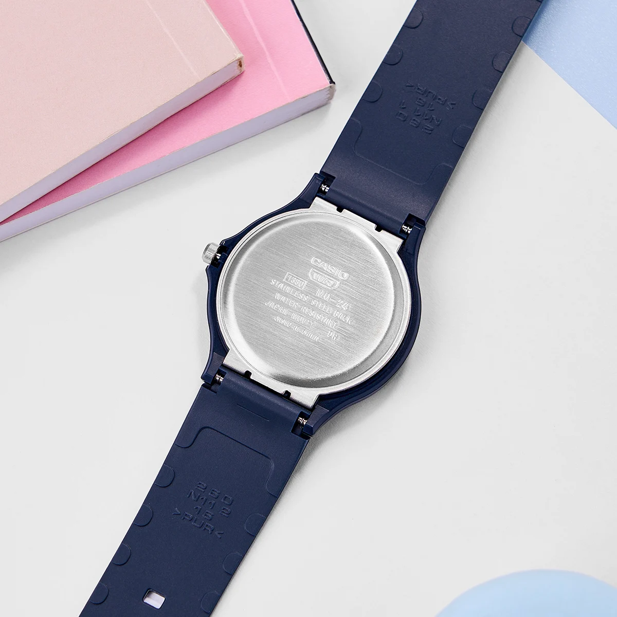 ساعة كاسيو نموذج محايد بسيط ساعة كوارتز المفضلة لدى الطلاب reloj mujer relogio موديل جديد MQ-24UC-2B