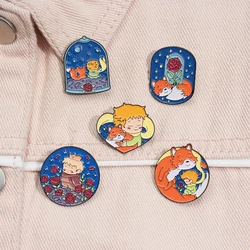 The Little Prince Around The Brooch Character Image Cartoon Brooch Badge Small Gift Bag Clothes Decoration