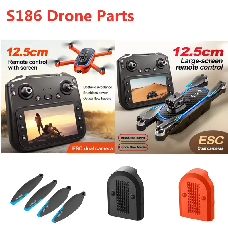 

3.7V 1600MAH Battery For S186 Drone Battery Propeller S186 Brushless Screen Drone Battery Blades S186 Dron Battery S186 Dron
