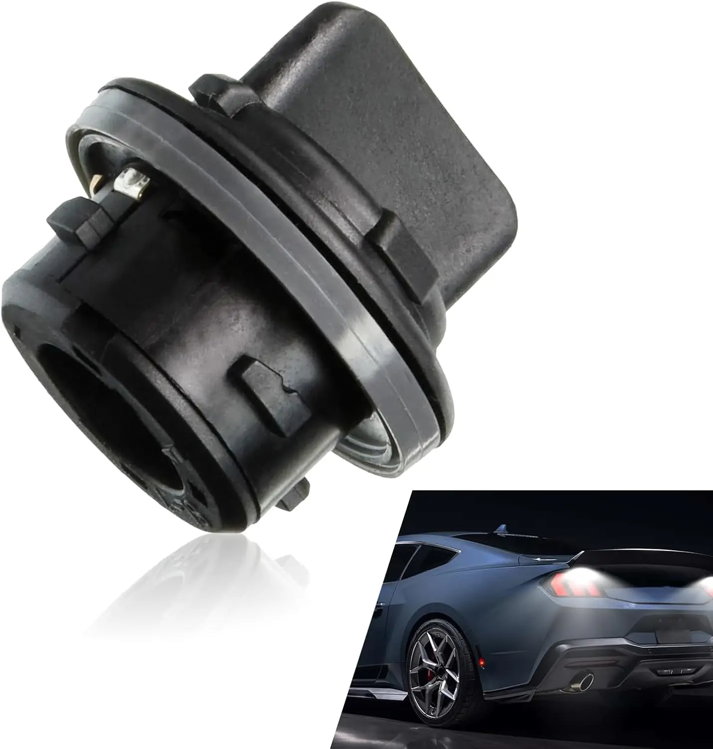 

1 PC Car Turn Signal Socket, Two-pin Plastic Material Plug-in Bulb Fixing Base, Retrofit Replacement OEM Number 921663K000 54213