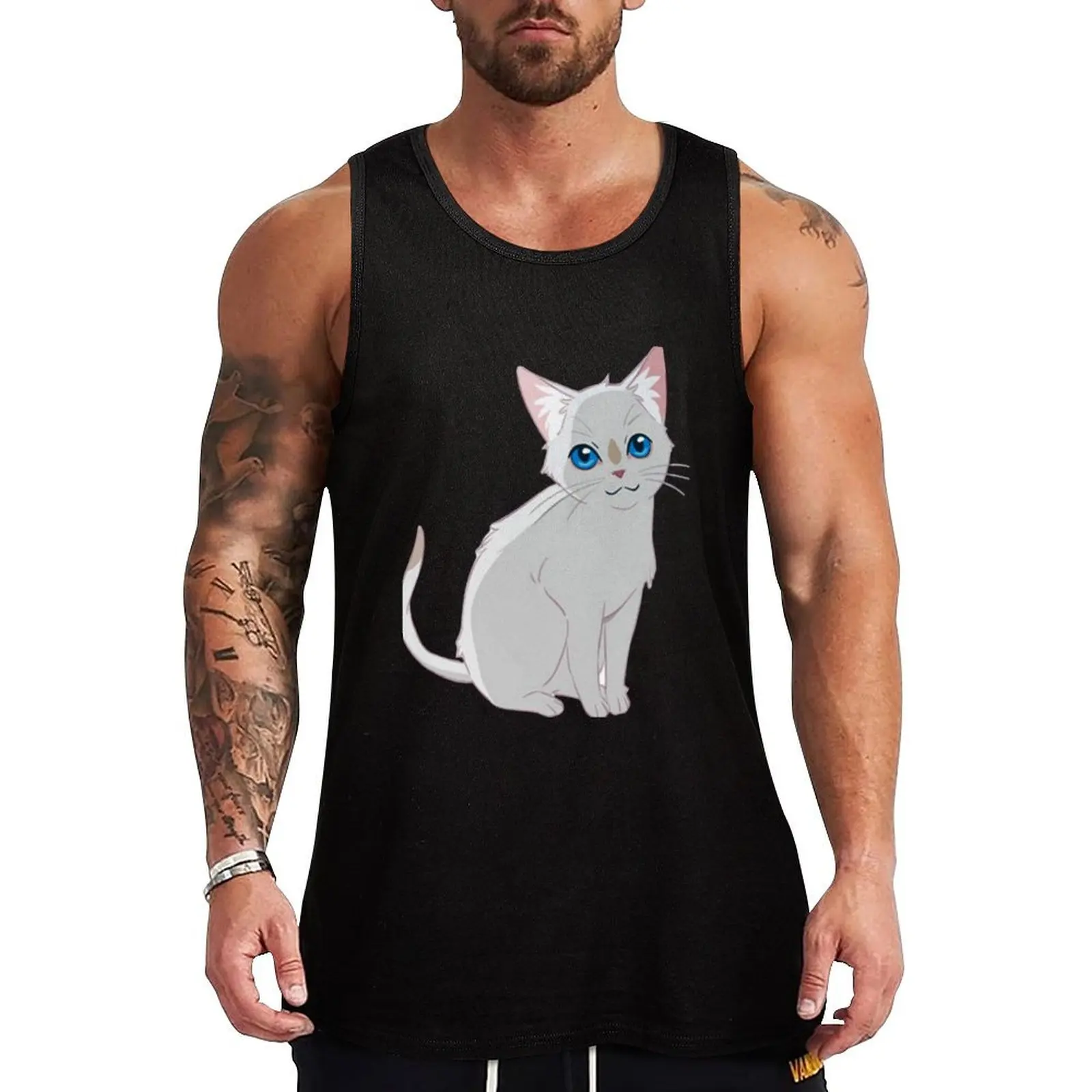 

A whisker away - Taro items Tank Top vests for men Sportswear for men Men's gym sleeveless