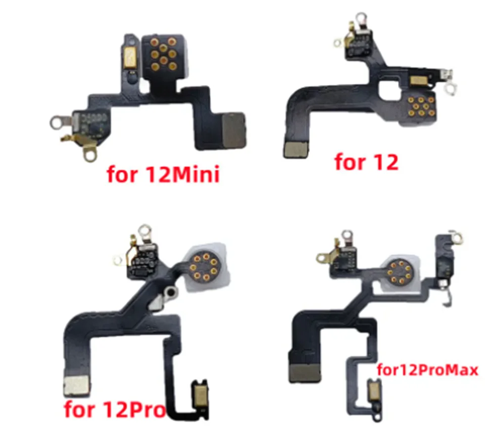 5pcs LED Flash Light Sensor Flex Cable Repair Parts For iPhone 12 mini 12 Pro Max Proximity Distance Ambient