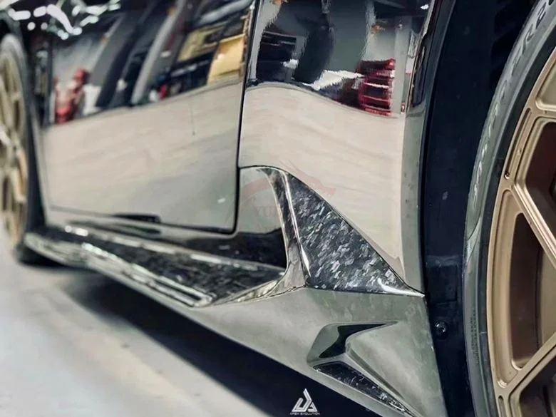 

V Style Forged Carbon Fiber Side Skirt for Lamborghini Huracan Lp610 LP580 Forged Carbon Fiber Side Skirt Body Kit
