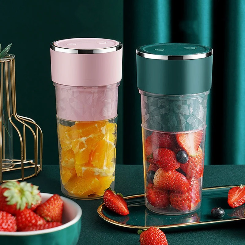 Mini Blender Juicer,Blending Cup USB Charge Juicing Cup Travel Juicer Blende Mixer Cup For Home,Office Juicer