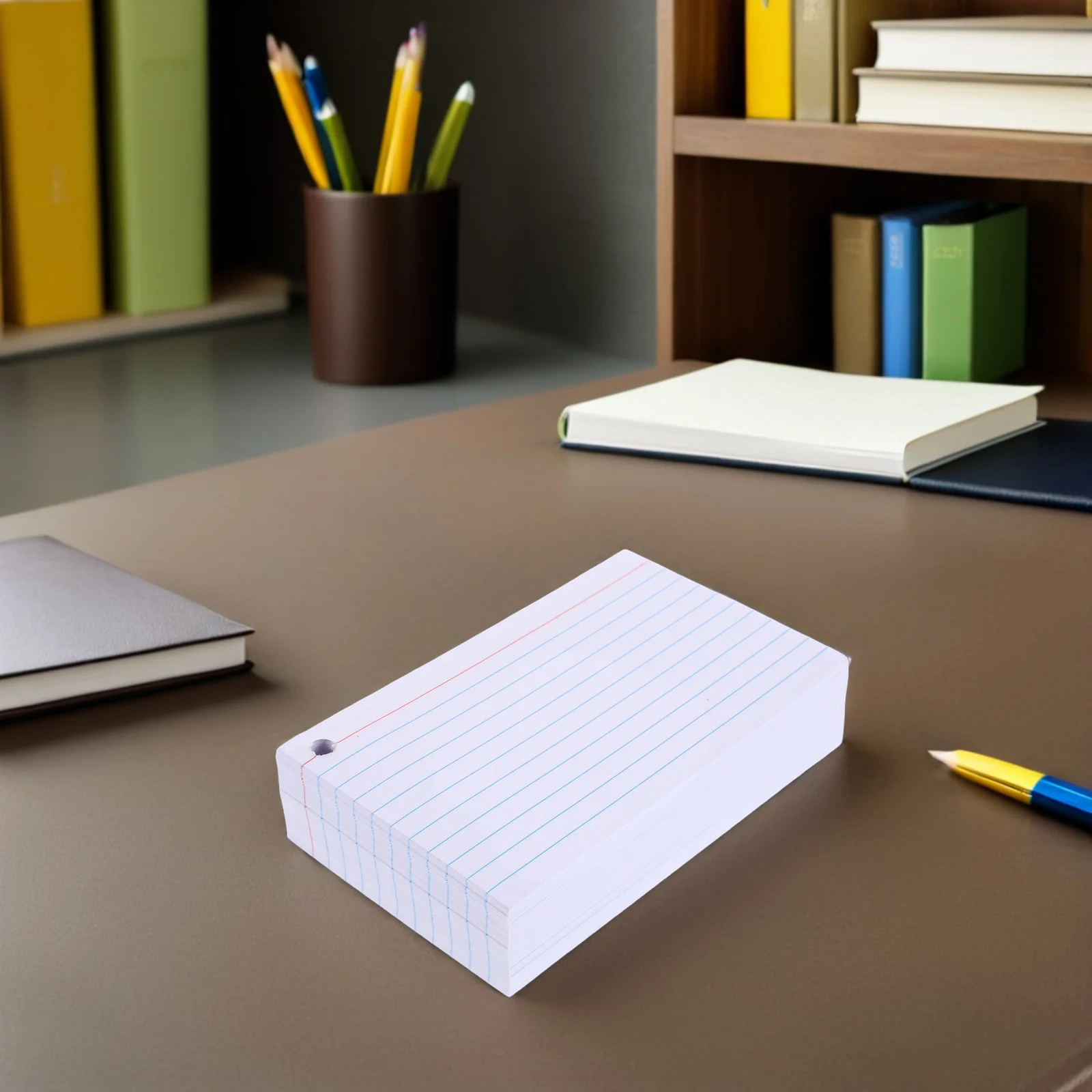 

200 Sheets White Horizontal Ruled Index Cards 3x5 Inch Thick Card Paper for School Office Exam Study Flashcards Note Cards