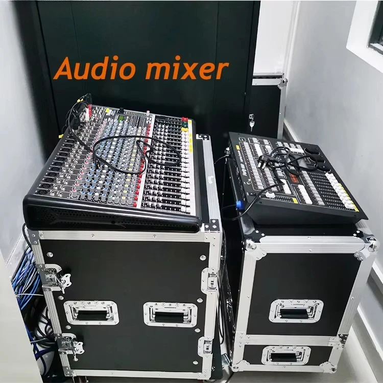 MX-F8 8 Channel Stereo Mixing Digital USB 48VDC Console Mixer Professional Audio Sound Music Mixer DJ for Bands