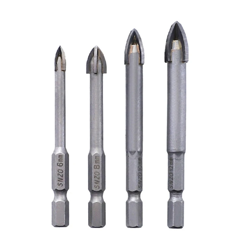 

High-quality Multifunctional for Triangle Glass Drill Bit Tool 4/6/8/10/12mm Dropsale